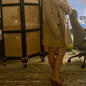 Camel trench coat